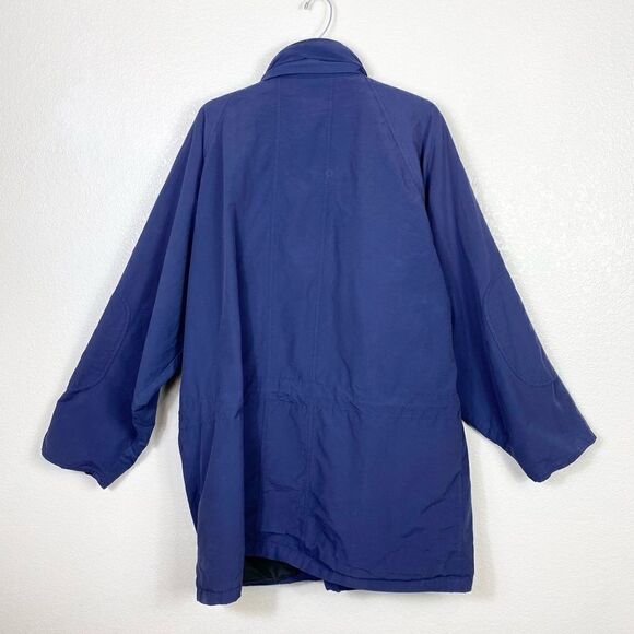 London Fog Navy Blue Zip Up Outdoor Jacket - Picture 2 of 6